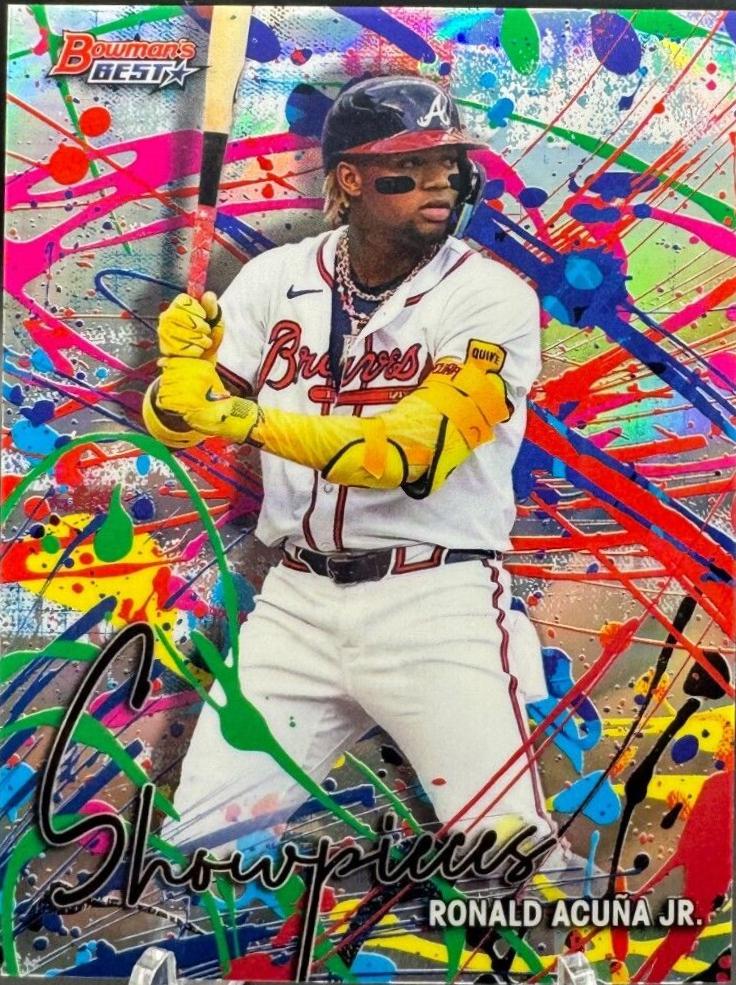 2024 Bowman’s Best Showpieces Ronald Acuna Jr. [Lava Refractor] #BS-6 card