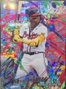 2024 Bowman’s Best Showpieces Ronald Acuna Jr. [Mini-Diamond Refractor] #BS-6 card