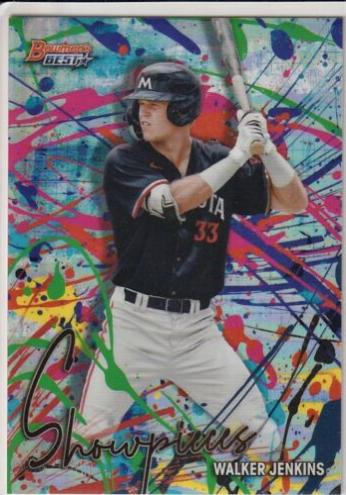 2024 Bowman’s Best Showpieces Walker Jenkins #BS-7 card