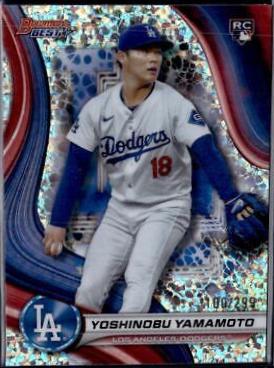 2024 Bowman's Best Yoshinobu Yamamoto [Mini-Diamond Refractor] #34 card