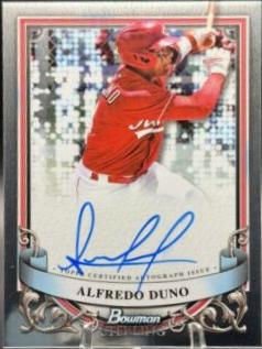 2024 Bowman Sterling Prospect Autograph Alfredo Duno #PA-AD card