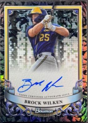 2024 Bowman Sterling Prospect Autograph Brock Wilken #PA-BW card