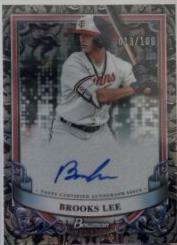 2024 Bowman Sterling Prospect Autograph Brooks Lee #PA-BL card