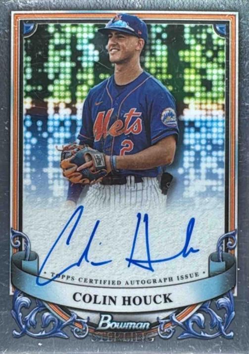 2024 Bowman Sterling Prospect Autograph Colin Houck #PA-CH card
