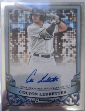 2024 Bowman Sterling Prospect Autograph Colton Ledbetter #PA-CL card