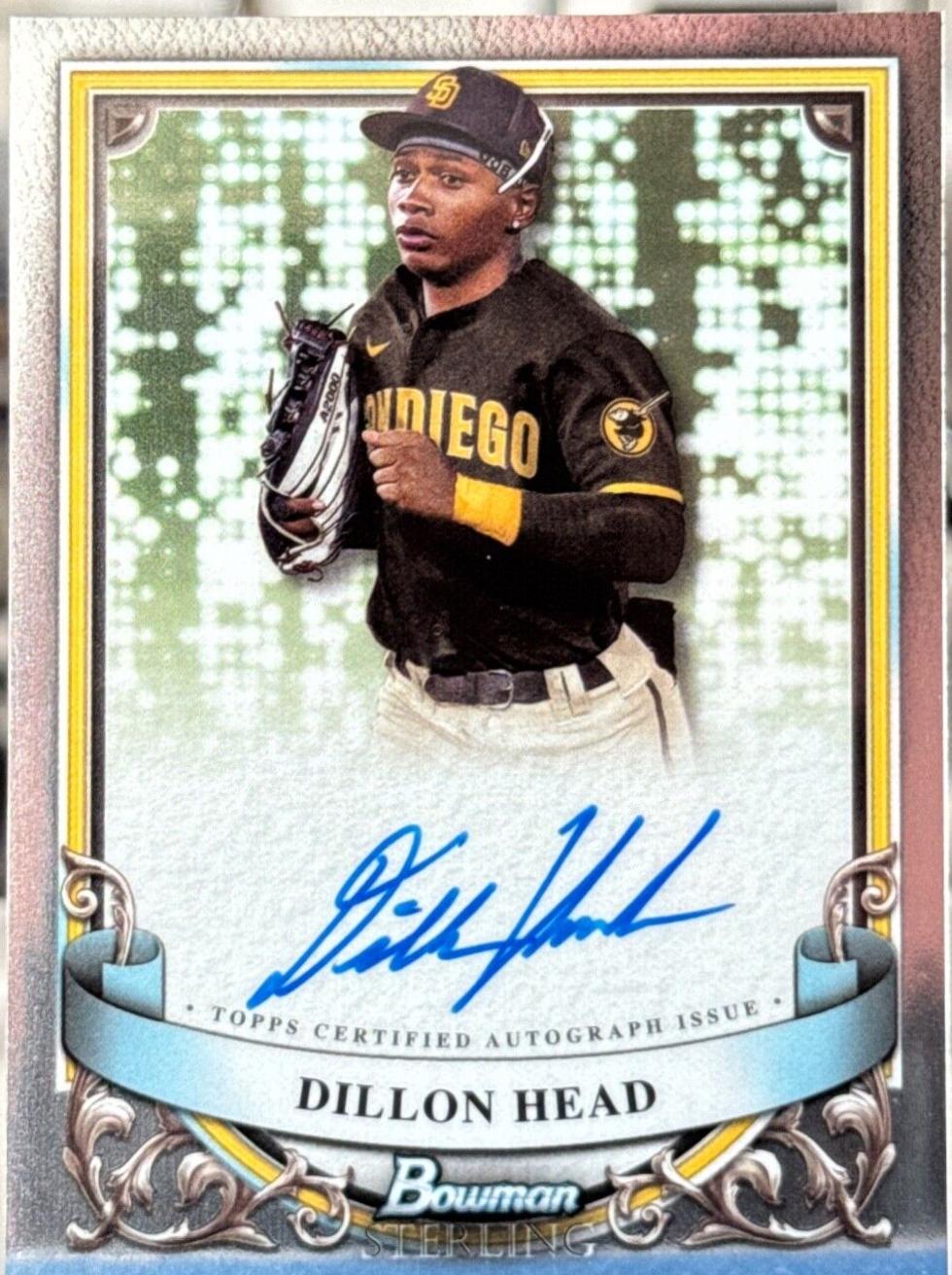 2024 Bowman Sterling Prospect Autograph Dillon Head #PA-DH card