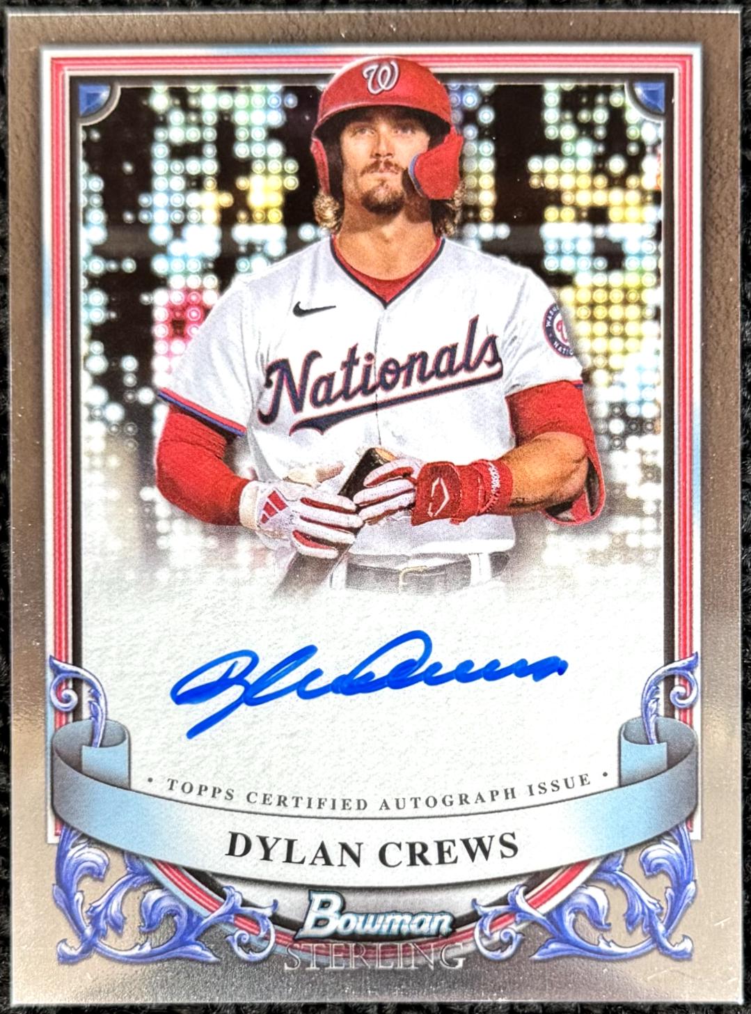 2024 Bowman Sterling Prospect Autograph Dylan Crews #PA-DC card