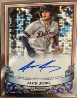 2024 Bowman Sterling Prospect Autograph Jace Jung #PA-JJ card