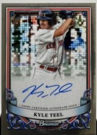 2024 Bowman Sterling Prospect Autograph Kyle Teel #PA-KT card