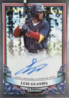 2024 Bowman Sterling Prospect Autograph Luis Guanipa #PA-LG card