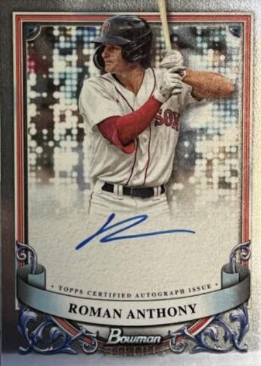 2024 Bowman Sterling Prospect Autograph Roman Anthony #PA-RA card