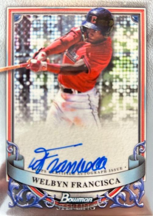 2024 Bowman Sterling Prospect Autograph Welbyn Francisca #PA-WF card