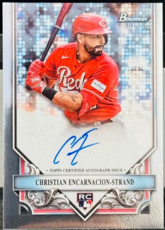 2024 Bowman Sterling Rookie Autograph Christian Encarnacion-Strand #RA-CE card