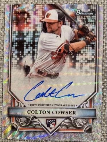 2024 Bowman Sterling Rookie Autograph Colton Cowser #RA-CC card