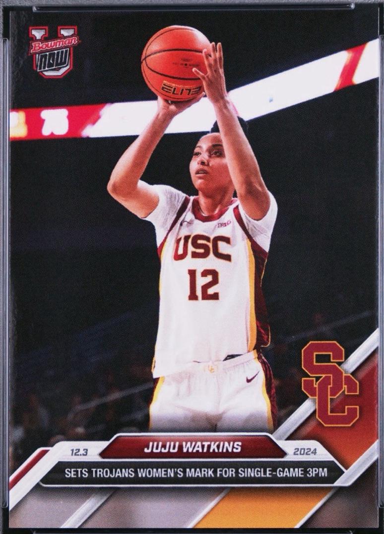 2024 Bowman U Now JuJu Watkins #22 card
