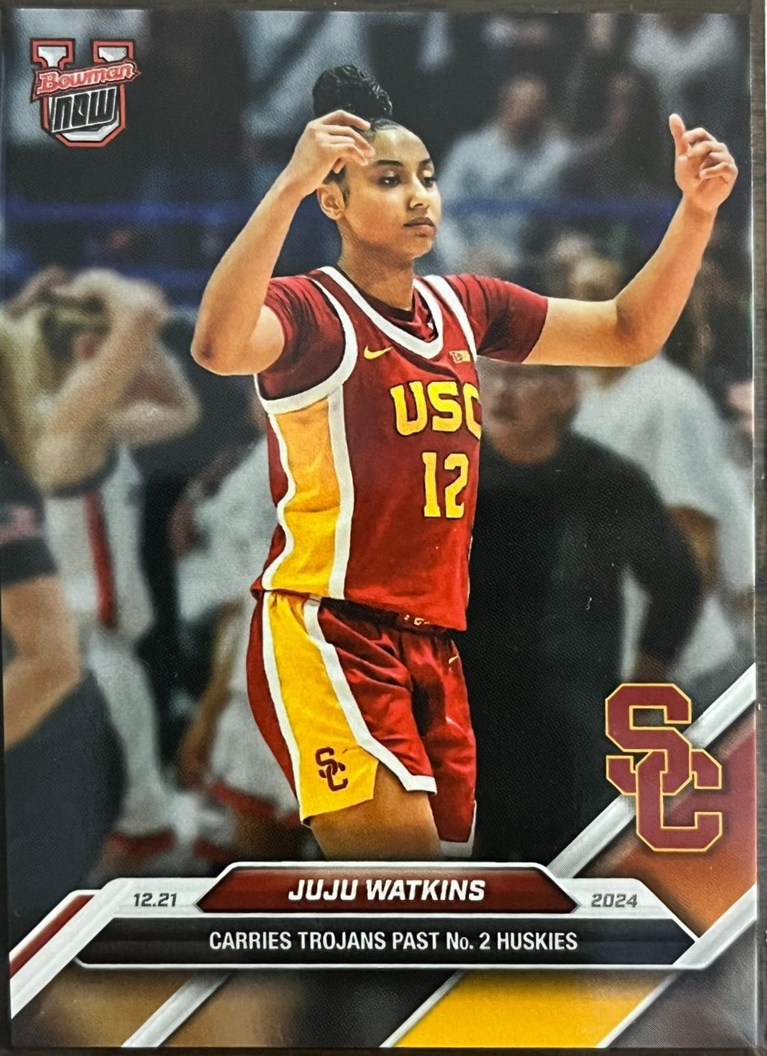 2024 Bowman U Now JuJu Watkins #35 card