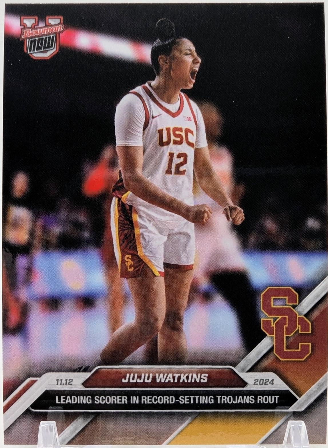 2024 Bowman U Now JuJu Watkins #9 card