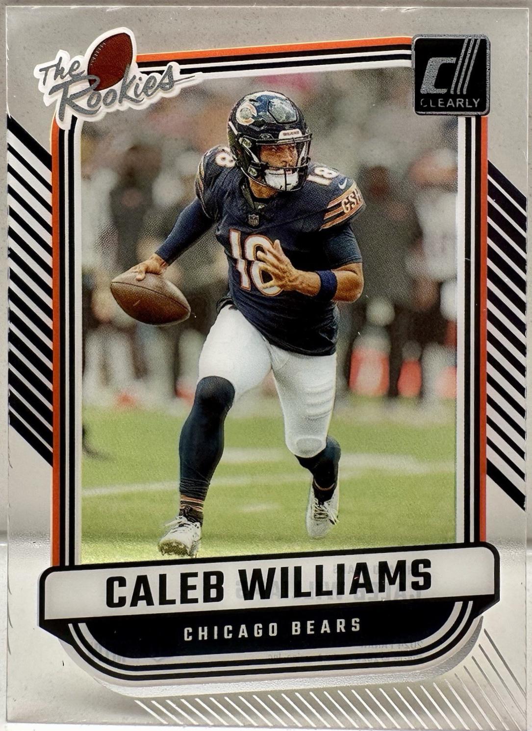 2024 Clearly Donruss The Rookies Caleb Williams #1 card