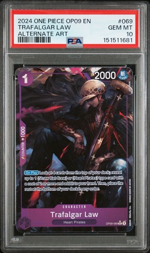 2024 Emperors in the New World Trafalgar Law [Alternate Art] #OP09-069 card