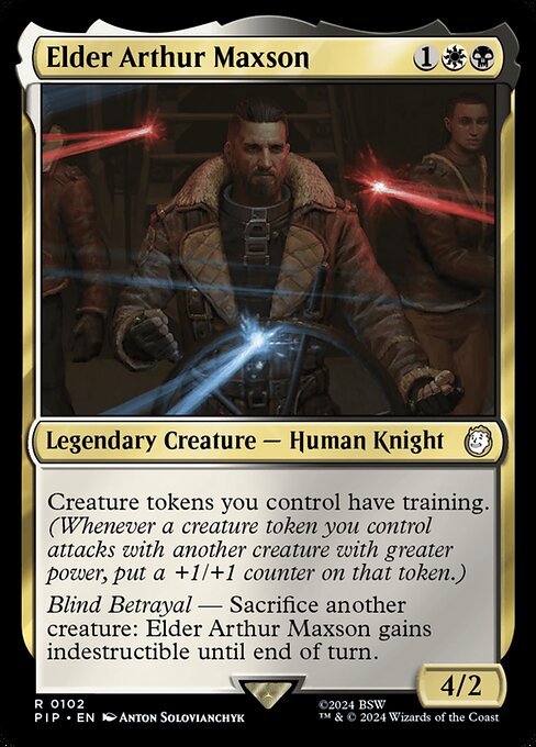 2024 Fallout Elder Arthur Maxson #941 card