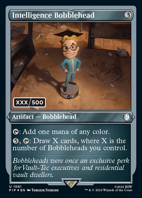 2024 Fallout Intelligence Bobblehead #134 card