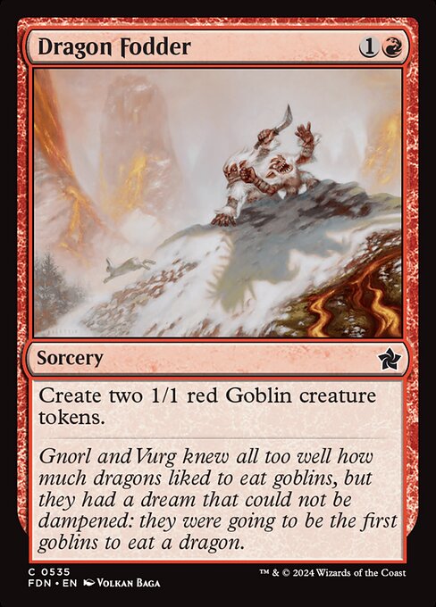 2024 Foundations Dragon Fodder #535 card