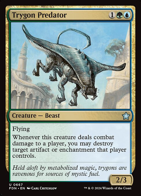 2024 Foundations Trygon Predator #667 card