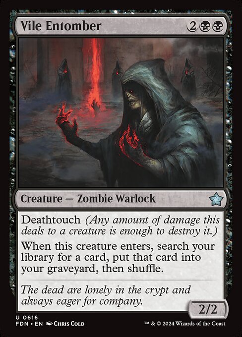 2024 Foundations Vile Entomber #616 card