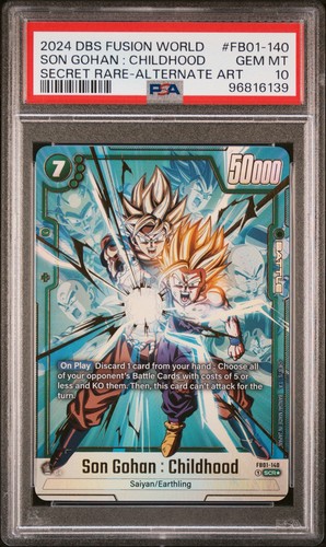 2024 Fusion World Awakened Pulse Son Gohan: Childhood [Alternate Art] #FB01-140 card