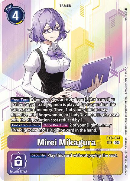 2024 Infernal Ascension Mirei Mikagura [Foil] #EX6-074 card