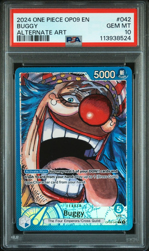 2024 Japanese Emperors in the New World Buggy [Alternate Art] #OP09-042 card