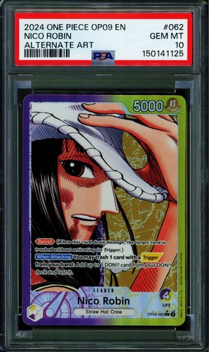 2024 Japanese Emperors in the New World Nico Robin [Alternate Art] #OP09-062 card