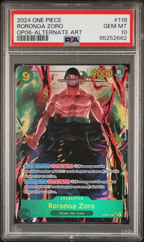 2024 Japanese Wings of the Captain Roronoa Zoro [Alternate Art] #OP06-118 card