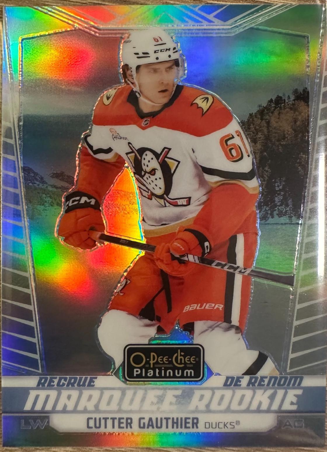 2024 O-Pee-Chee Platinum Cutter Gauthier [Pond Hockey] #201 card