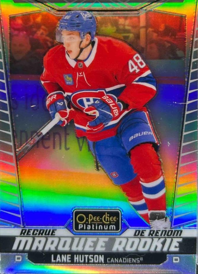 2024 O-Pee-Chee Platinum Lane Hutson [Rainbow] #234 card
