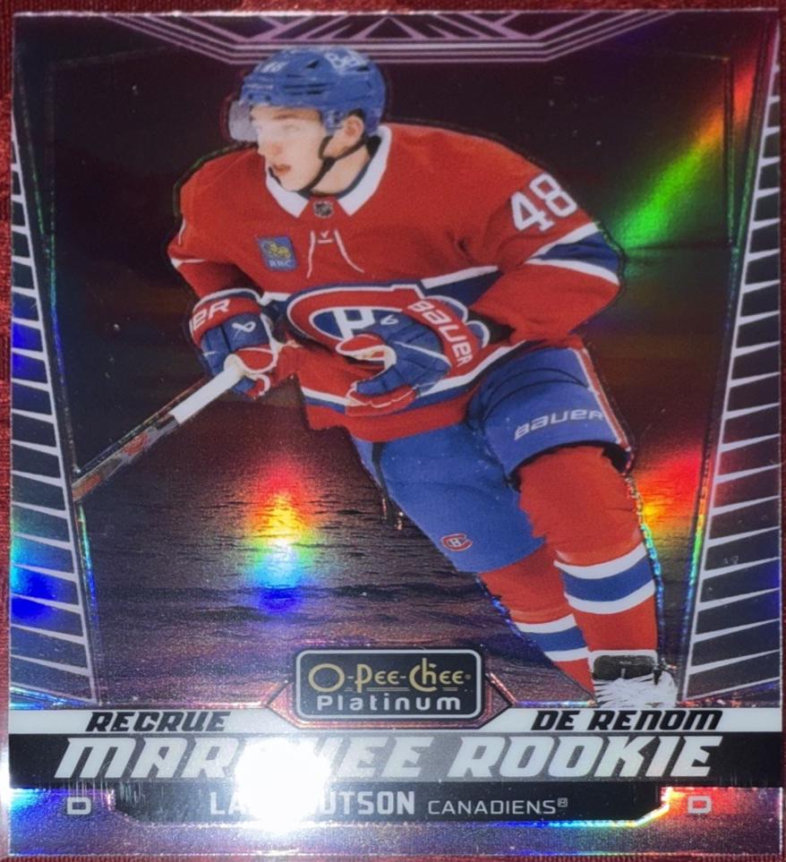 2024 O-Pee-Chee Platinum Lane Hutson [Sunset] #234 card