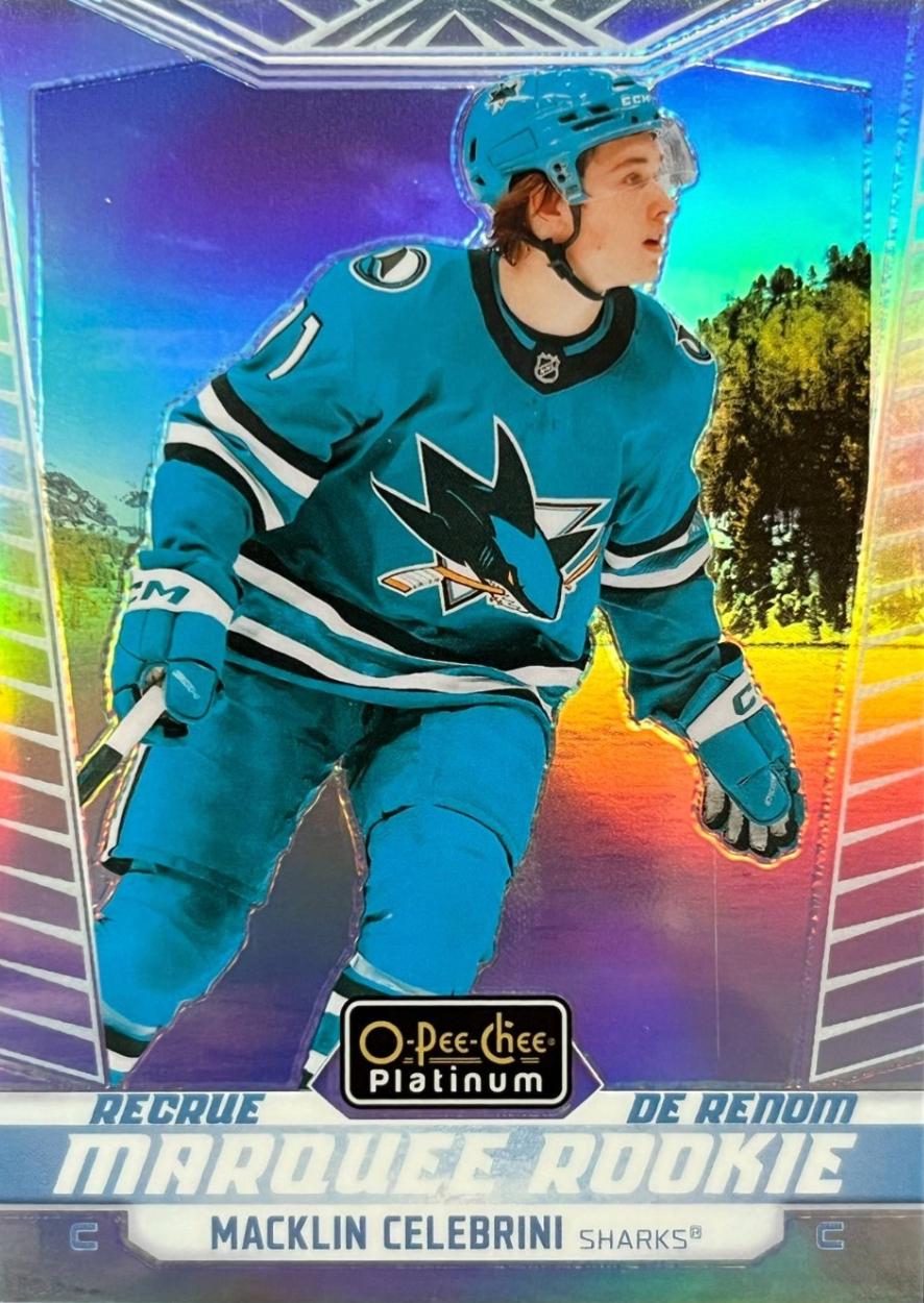 2024 O-Pee-Chee Platinum Macklin Celebrini [Pond Hockey] #263 card