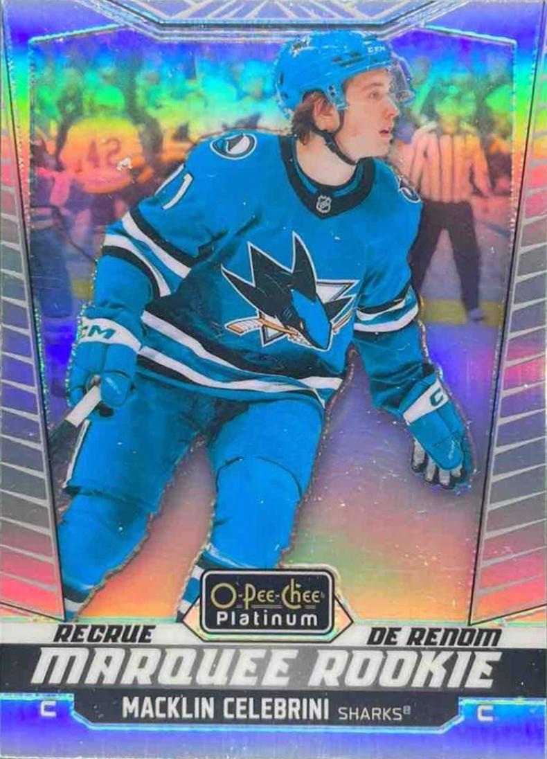 2024 O-Pee-Chee Platinum Macklin Celebrini [Rainbow] #263 card