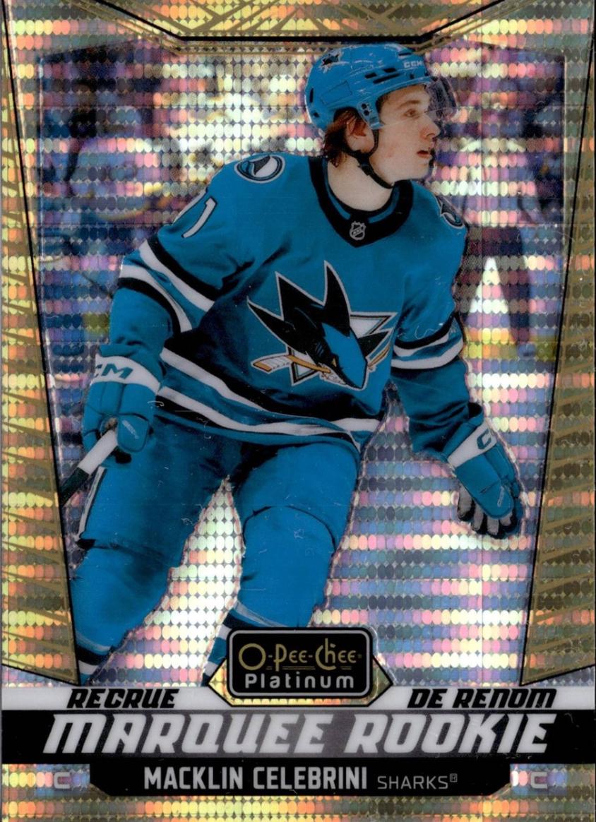 2024 O-Pee-Chee Platinum Macklin Celebrini [Seismic Gold] #263 card