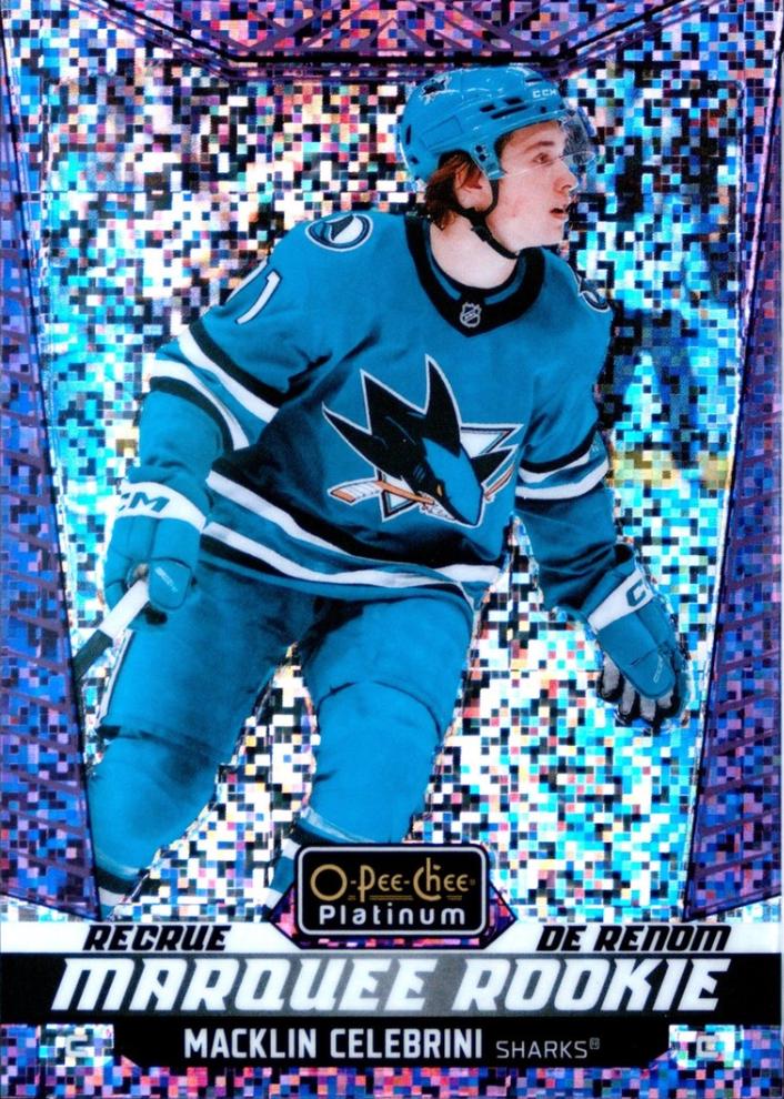 2024 O-Pee-Chee Platinum Macklin Celebrini [Violet Pixels] #263 card