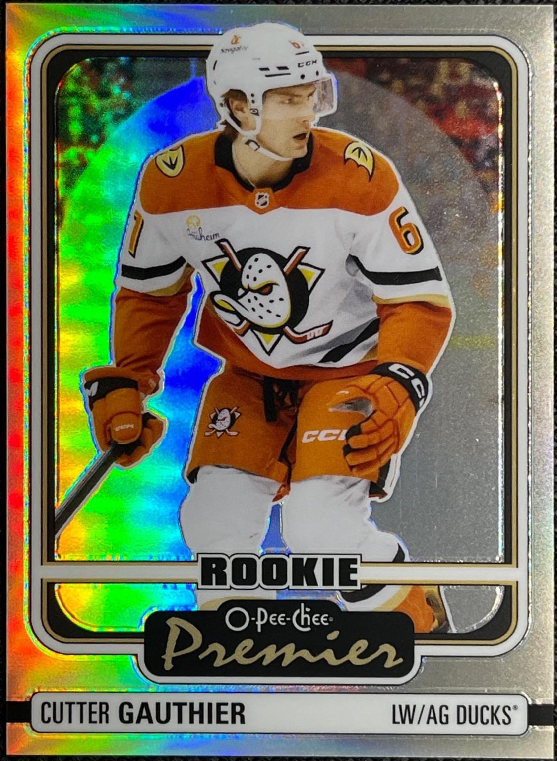 2024 O-Pee-Chee Platinum Premier Cutter Gauthier #OP26 card