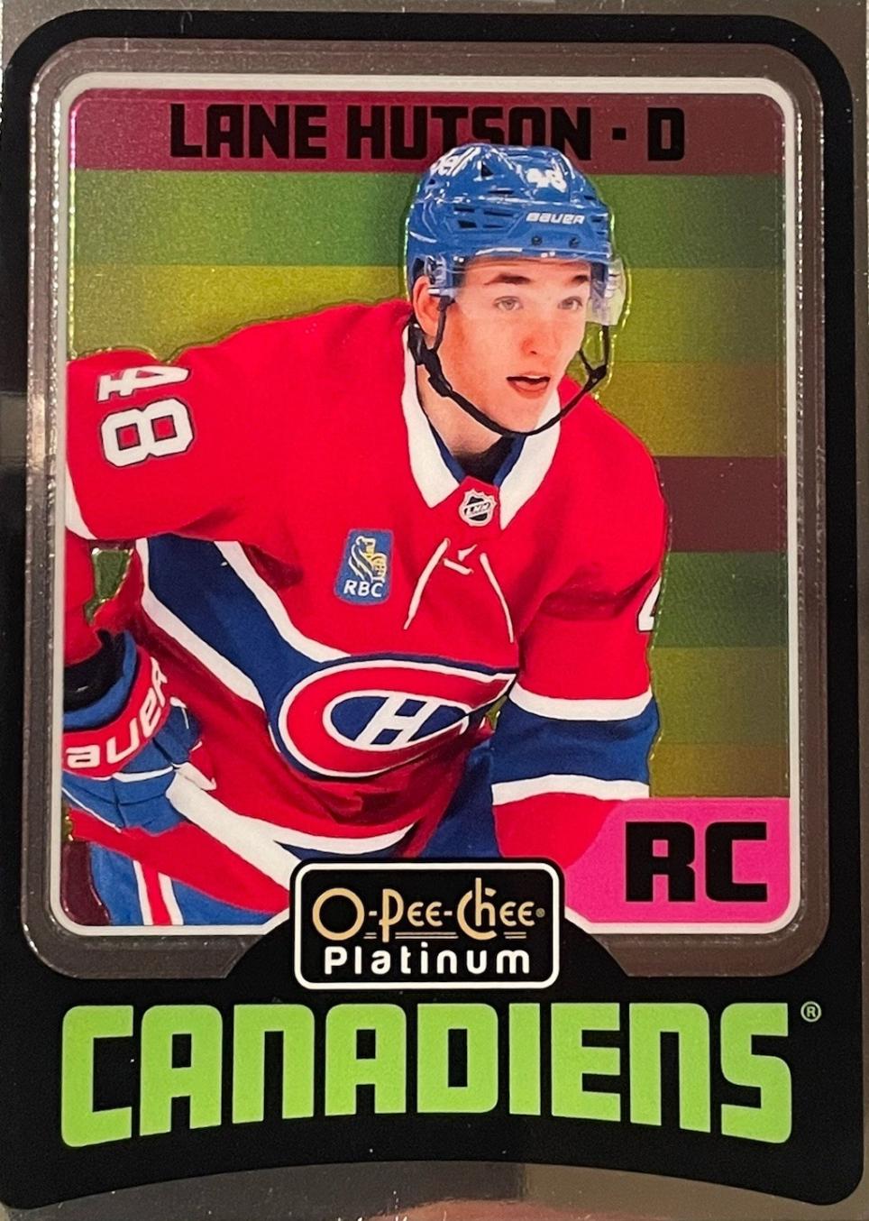 2024 O-Pee-Chee Platinum Retro Lane Hutson #R90 card