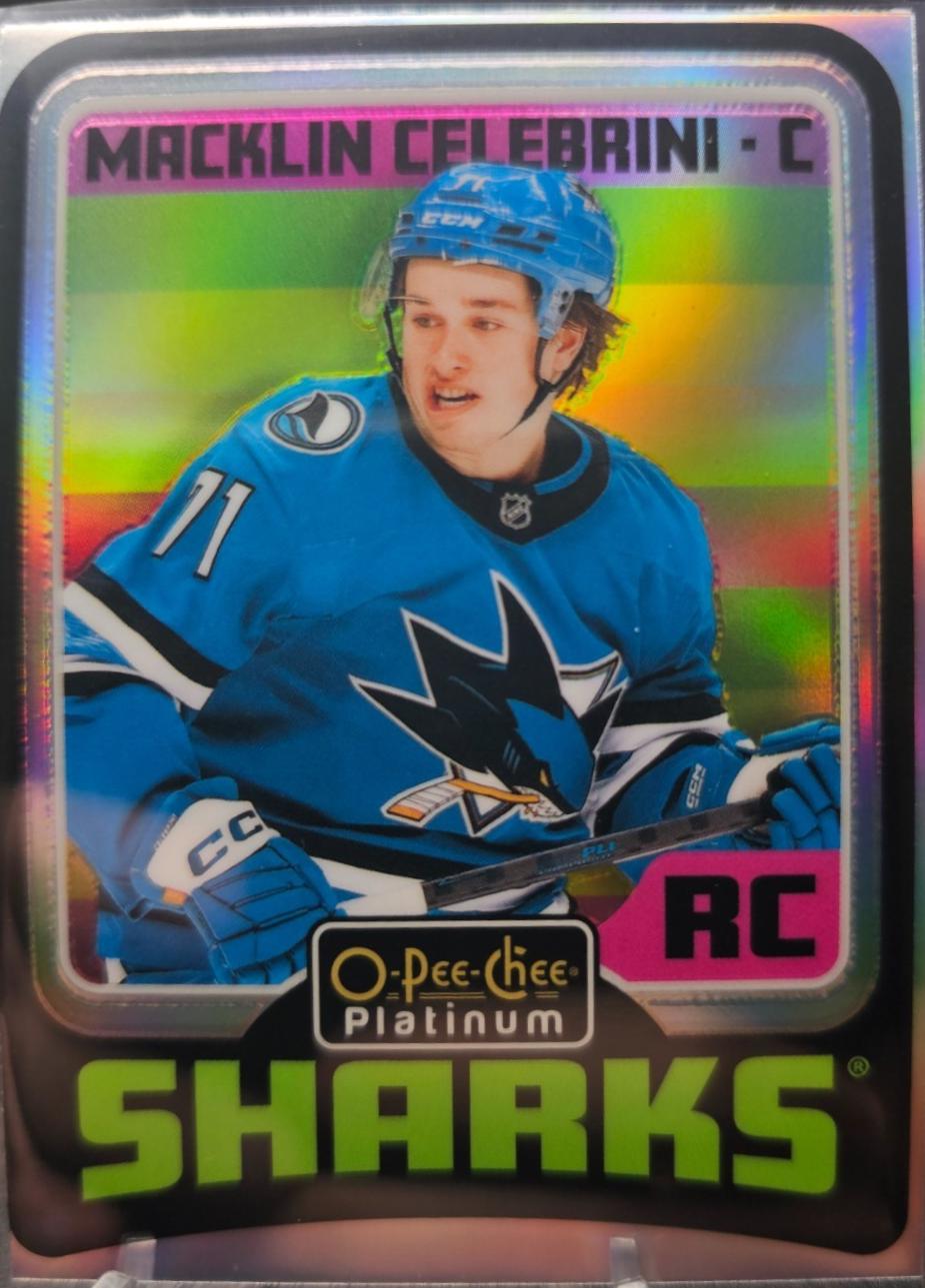 2024 O-Pee-Chee Platinum Retro Macklin Celebrini [Rainbow] #R91 card