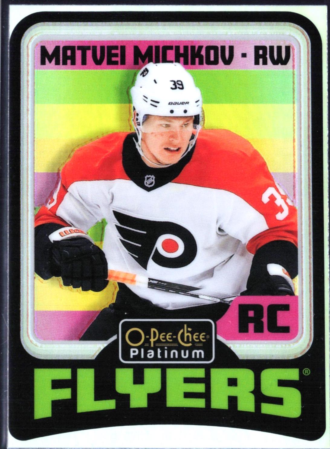 2024 O-Pee-Chee Platinum Retro Matvei Michkov [Rainbow] #R92 card