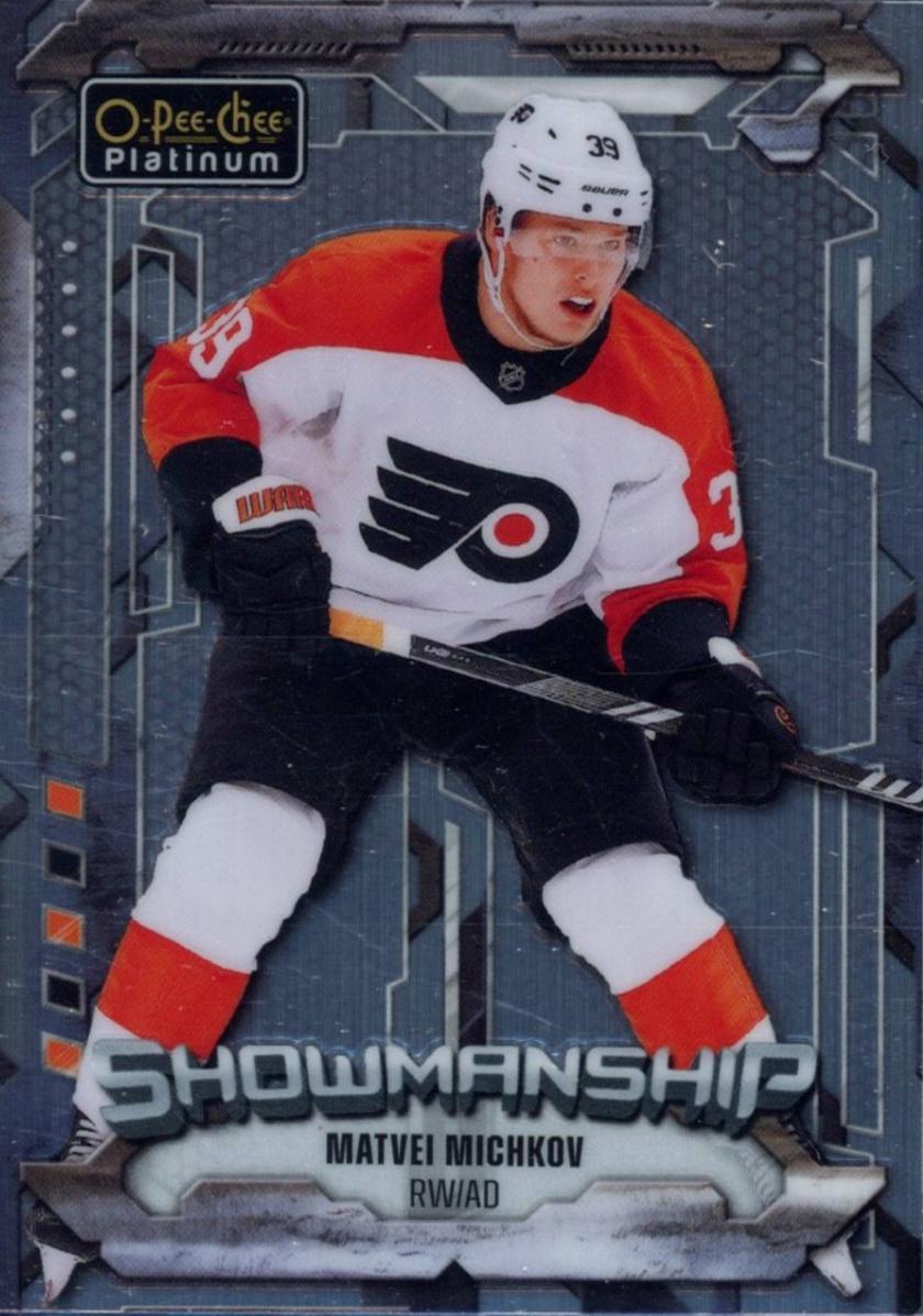 2024 O-Pee-Chee Platinum Showmanship Matvei Michkov #S-17 card