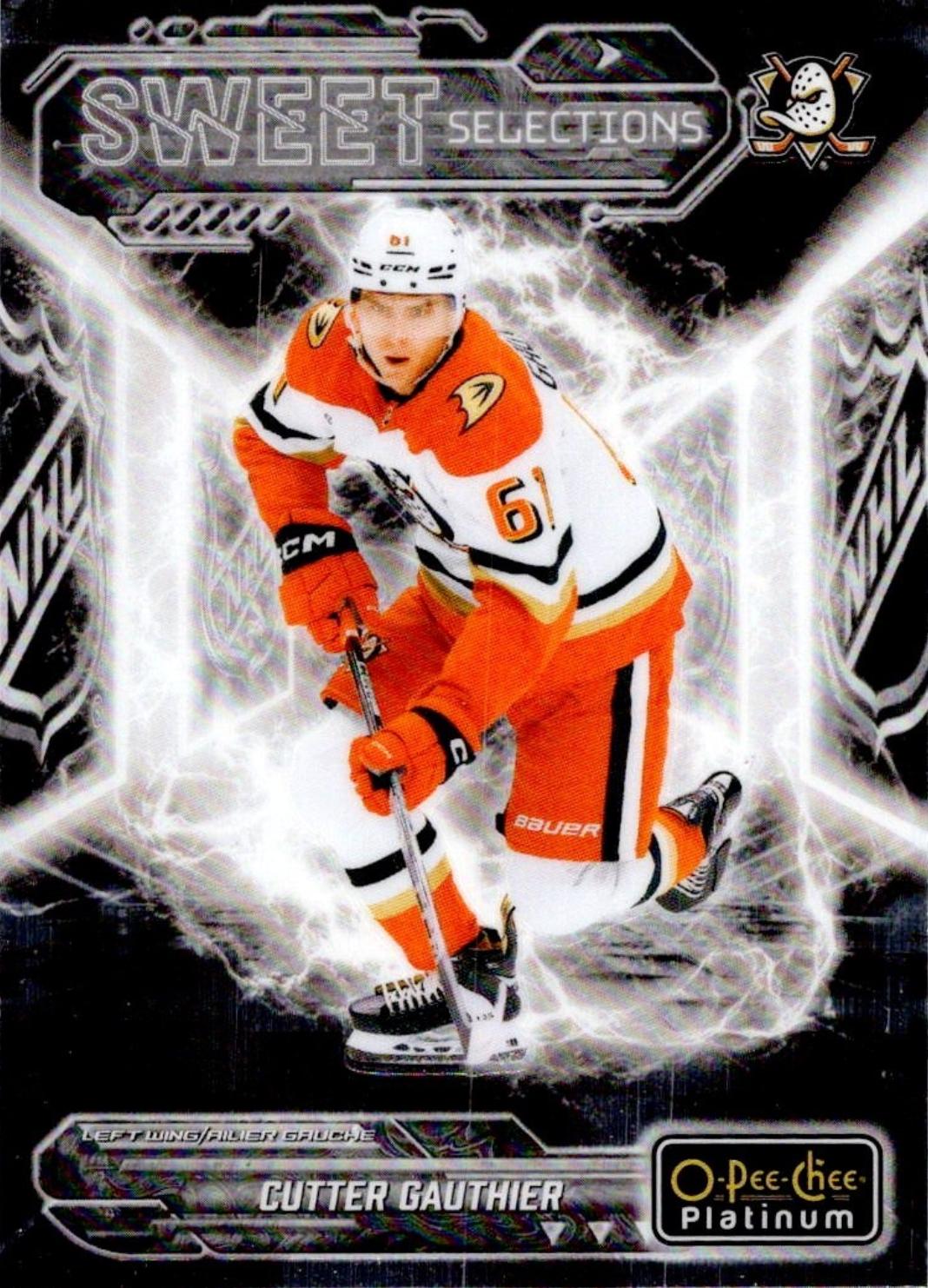 2024 O-Pee-Chee Platinum Sweet Selections Cutter Gauthier #SS-1 card