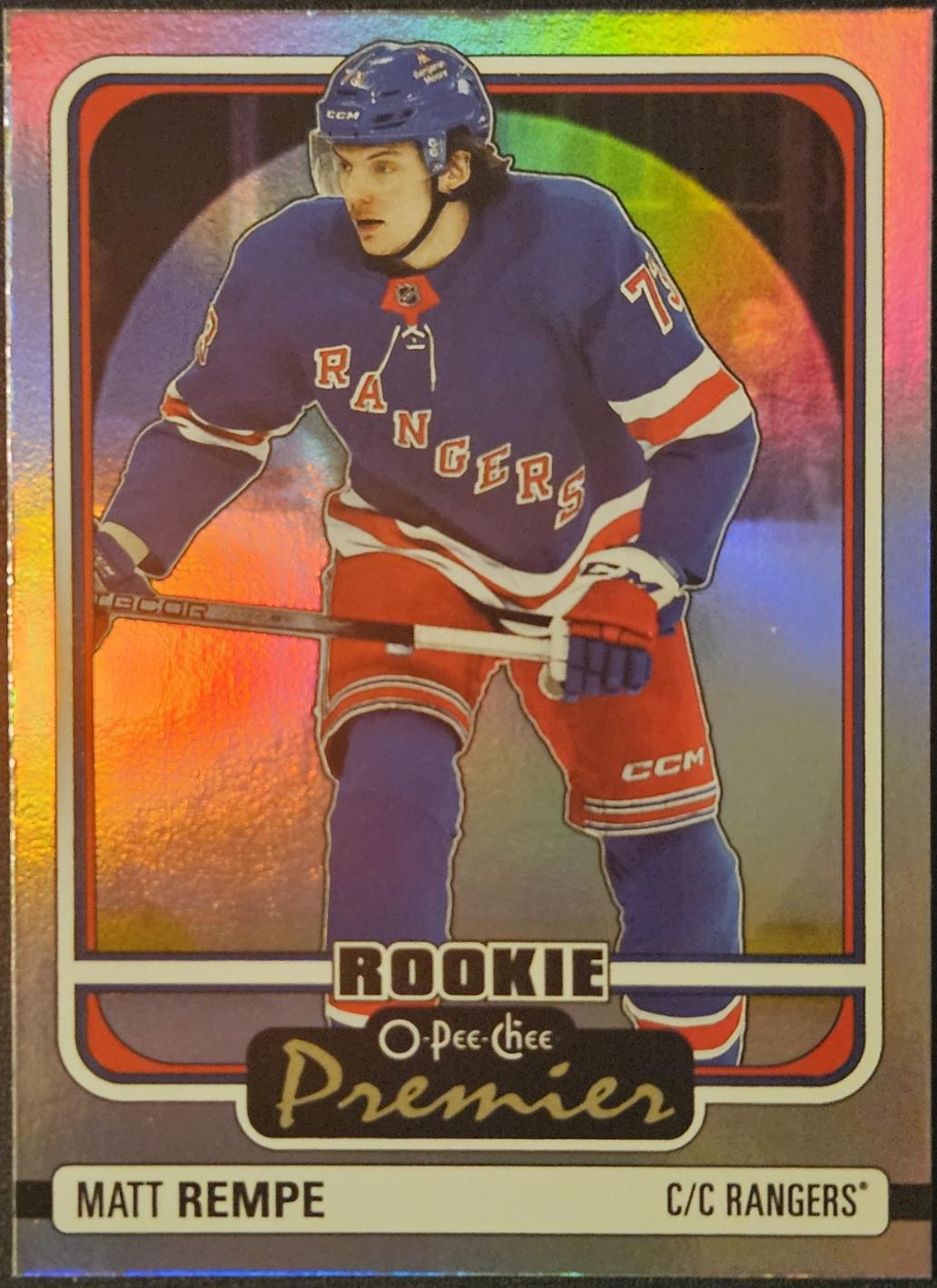 2024 O-Pee-Chee Premier Matt Rempe #P-79 card