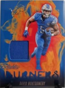 2024 Panini Absolute Burners David Montgomery #AB-DMY card