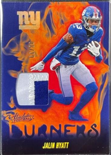 2024 Panini Absolute Burners Jalin Hyatt #AB-JHT card