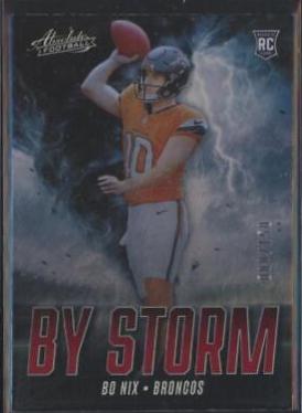 2024 Panini Absolute By Storm Bo Nix [Red Spectrum] #BS-BNX card